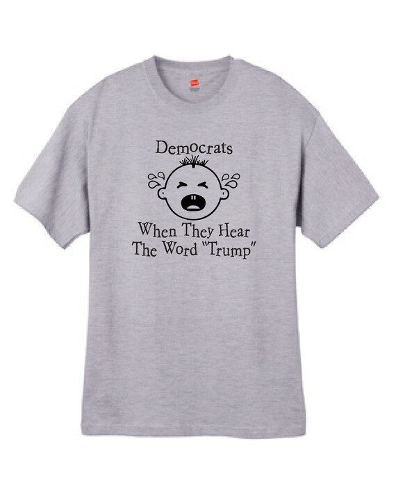 Democrats and The Woke VS Trunp Anti-Woke Pro American T Shirt Sizes Small Thru 2XL Available
