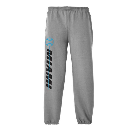Exclusive Metro Series Miami Gray Sweatpants DS2 Men's Sizes Small - XX-Large with Side Pockets Free Shipping !!