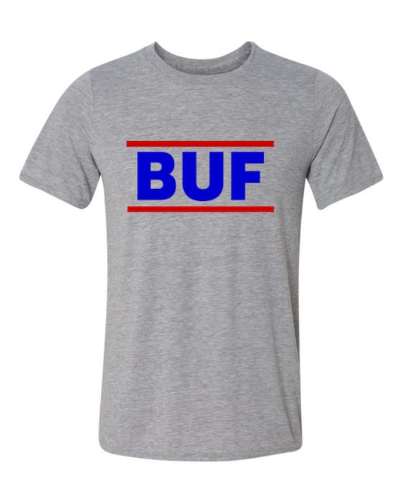 Buffalo T Shirt His And/Or Hers Matching Design Gray Sizes Small Thru 2XL