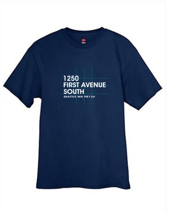 Seattle Baseball Park T Shirt Washington Navy Blue Sizes Small Medium Large X-Large XX-Large
