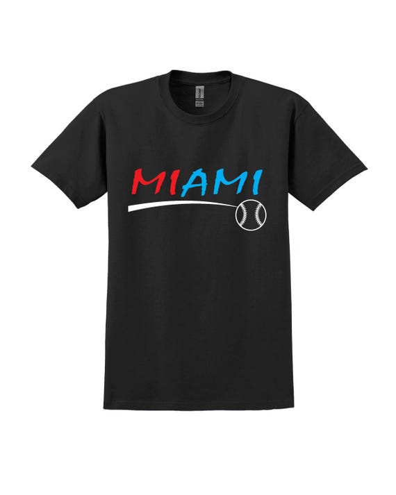Unique City Series Support Miami T Shirt Men's Sizes Small thru 2XL Available