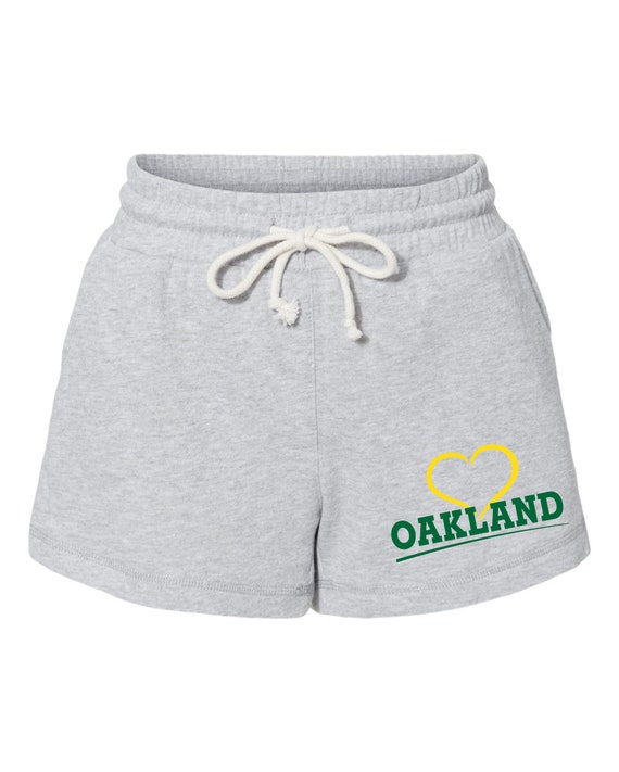 Exclusive Oakland Shorts Gray Womens Sizes Small Thru 2XL *2 Choices*