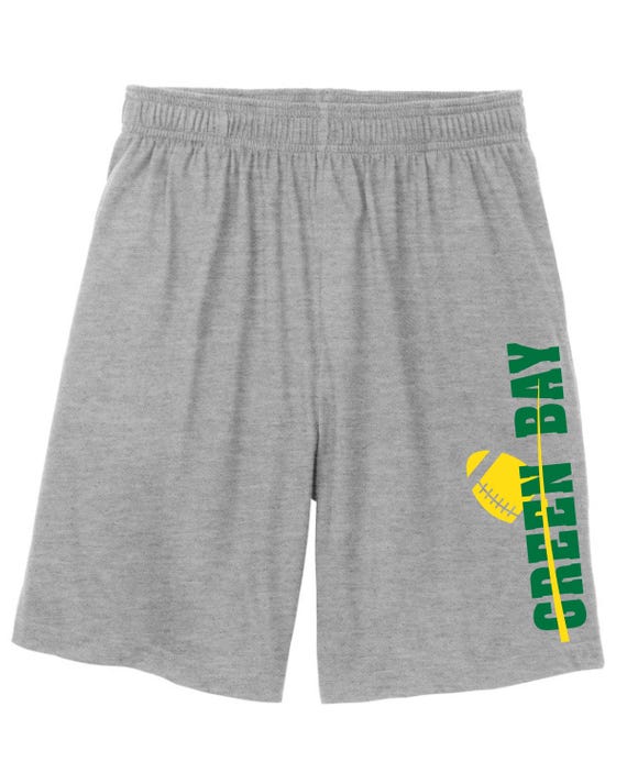 Metro Series Green Bay Shorts * 2 Choices * (Solid Gray and Tie-Dyed Black) Both with Pockets Men's Sizes Small - 2XL