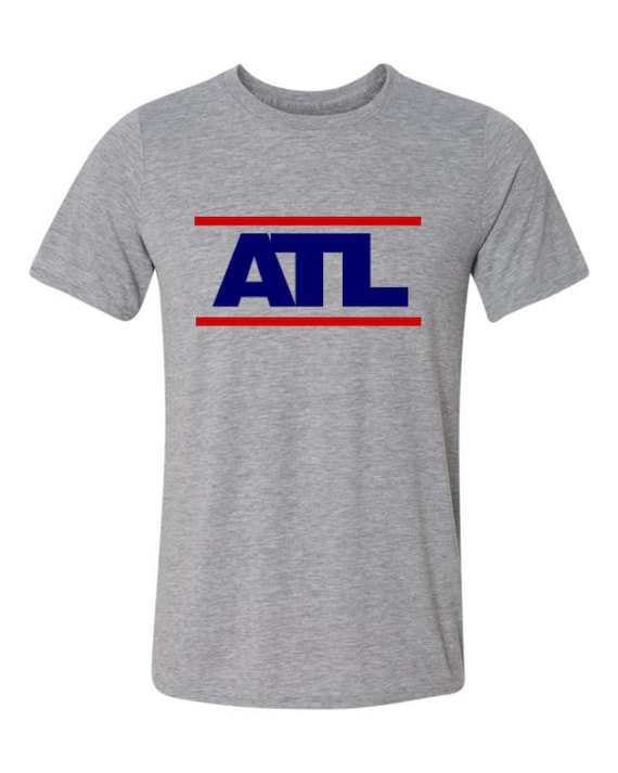 Atlanta T Shirt His And/Or Hers Matching Design Gray Sizes Small Thru 2XL