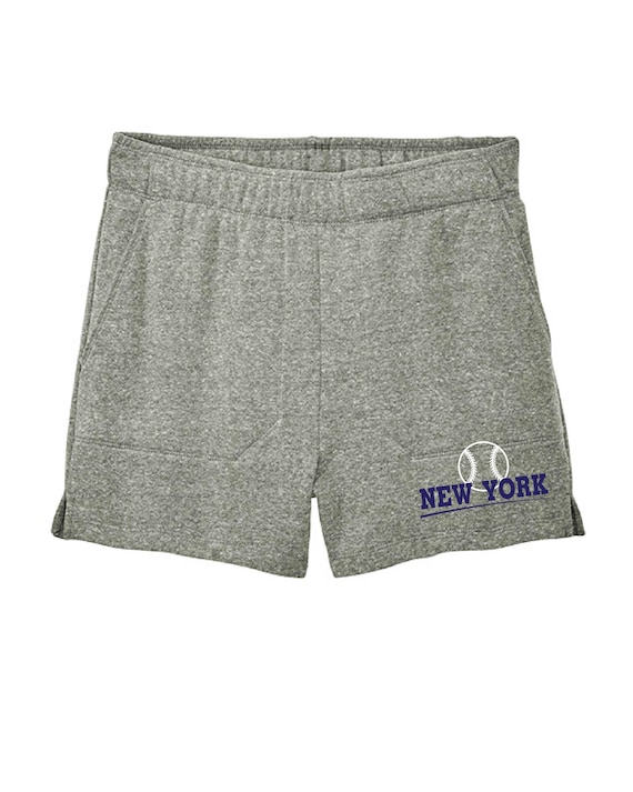 Super Hot !!! Exclusive Metro Series New York Shorts with Side Pockets Gray Women's Sizes Small - 2XL