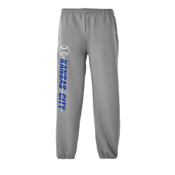 Exclusive Metro Series Kansas City Gray Sweatpants DS2 Men's Sizes Small - XX-Large with Side Pockets Free Shipping !!