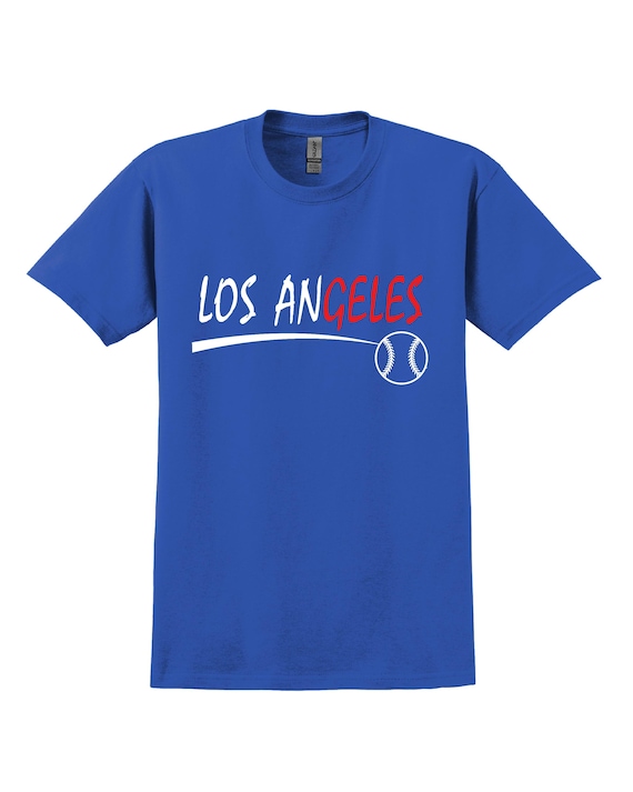 Unique City Series Support Los Angeles T Shirt Men's Sizes Small thru 2XL Available Free Shipping !!