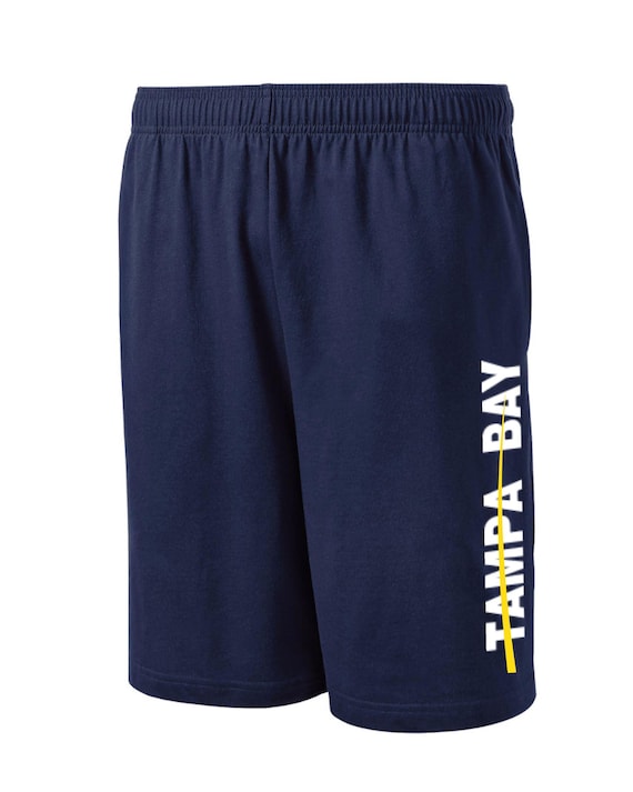 Metro Series Tampa Bay Shorts with Side Pockets Navy Blue Men's Sizes Small - 2XL Available - Free Shipping !!!