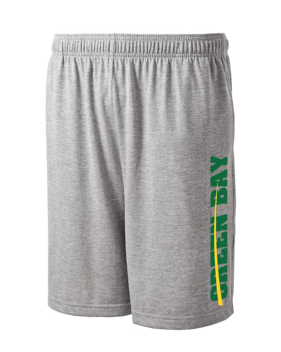Metro Series Green Bay Shorts Gray with Side Pockets Men's Sizes Small - 2XL Available - Free Shipping !!!