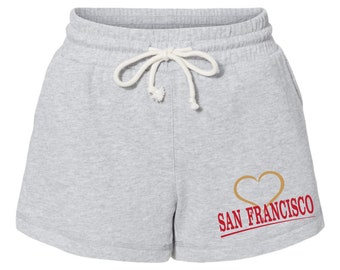 Exclusive San Francisco Shorts Gray Womens Sizes Small Thru 2XL *2 Choices*