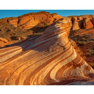 Valley of Fire State Park, Nevada Print, Red Wave Rocks, Desert Décor, Southwest Print , Nature Photo, Large Wall Art