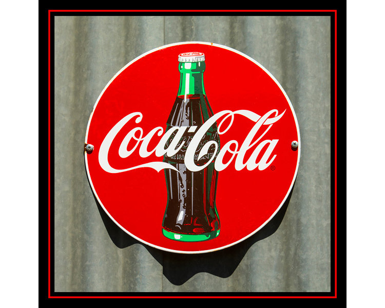 Retro Coca Cola Sign Photo, Kitchen Bar Decor - Etsy