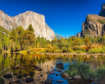 Yosemite Photography, Yosemite Valley El Capitan, Fall Colors in Yosemite, Eastern Sierras in Fall, Large Wall Art, Nature Home Décor