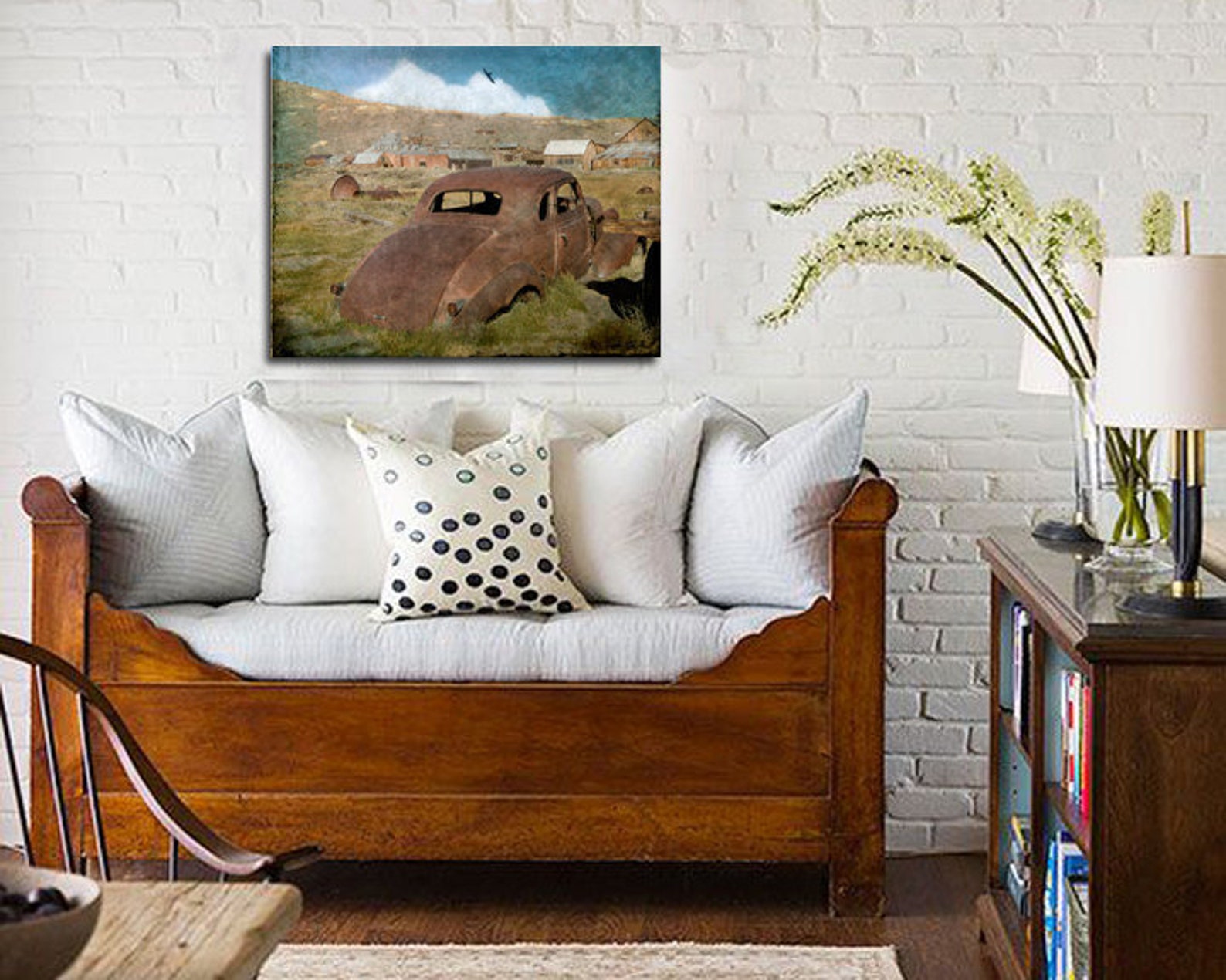 Gift for Men, Old Car Print, Rusty Old Car Photo, Rustic Decor, Vintage