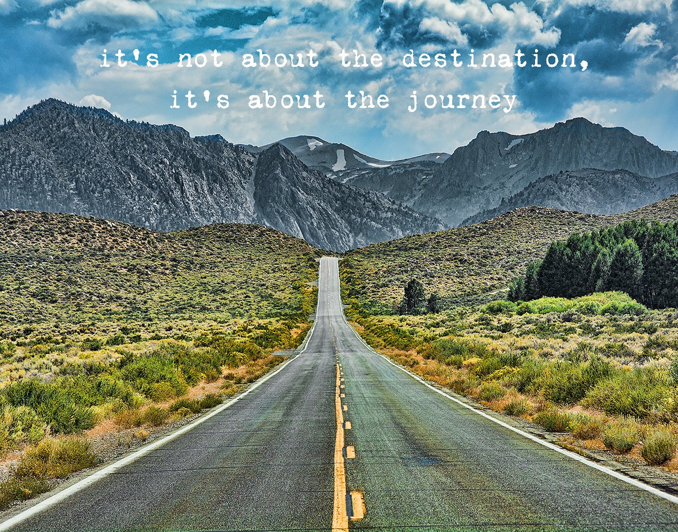 Open Road Photo, Road-trip Adventure Travel Quote, Wanderlust Life Quote,  California Mountain Print, American West Photo, Minimalist Art - Etsy Sweden