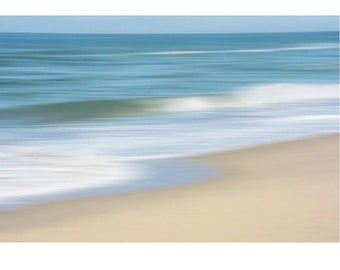 Abstract Beach Photography, Calming California Coastal Art