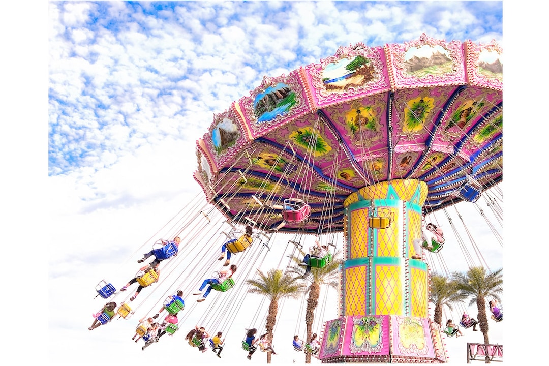 Colorful Carnival Ride Photo, Kids Room Art, Nursery Decor - Etsy