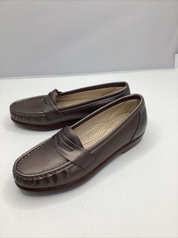 New SAS Wink Tripad Comfort NEW Pewter Slip on Penny Loafers  display picture 1