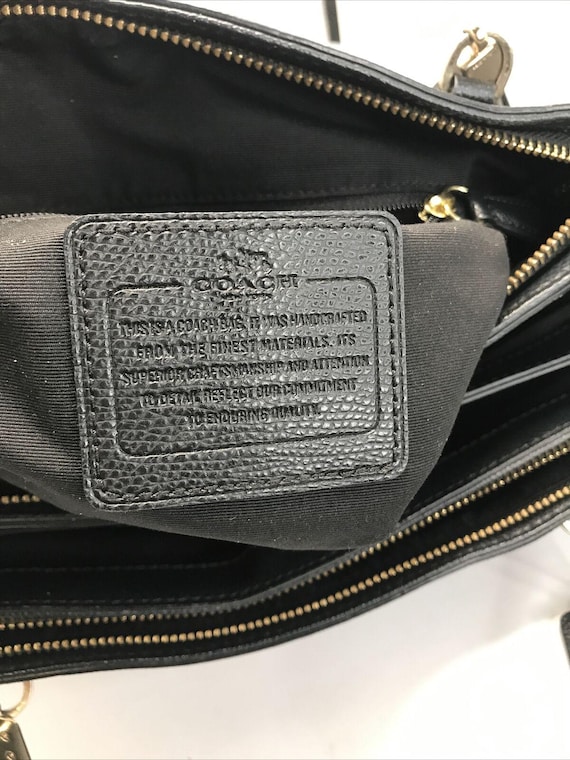 Authentic Coach G1580-F34672 Black Women's Logo 2way Handbag