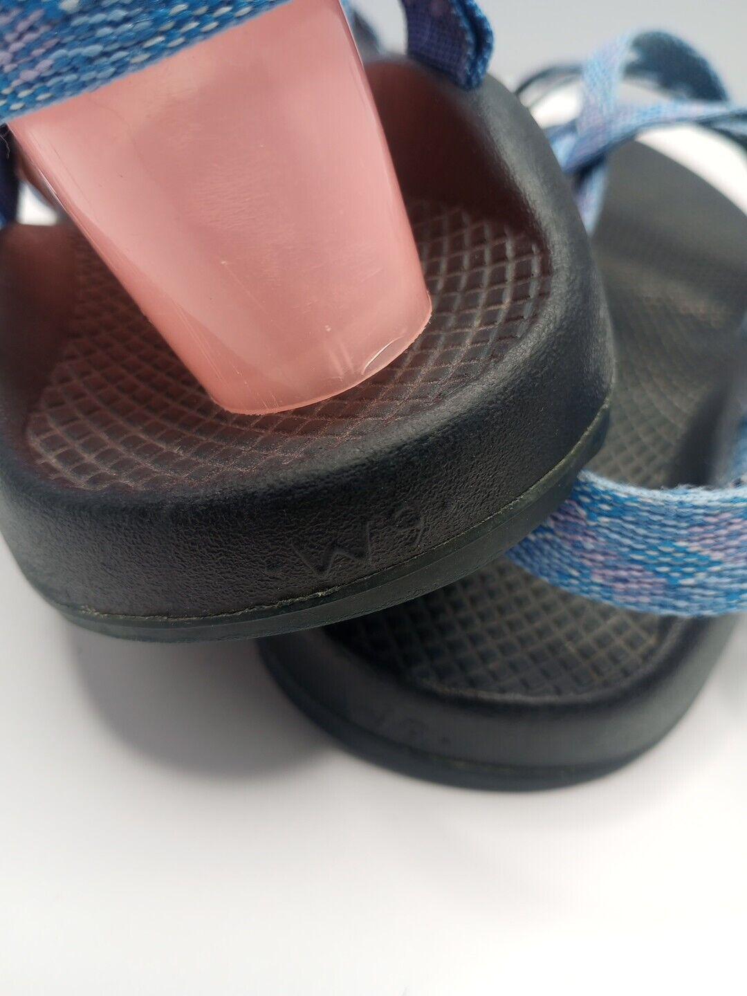 Chaco Women's Blue Pink Yellow Zx1 Classic Athletic Sandal Size W9