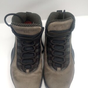 Nike Mens Air Jordan 10 Shadow Gray Shoes Sneakers Size 9 310805-002 image 6