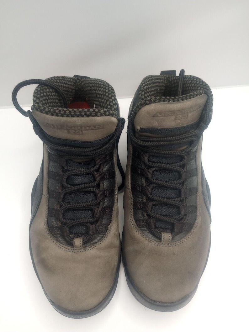 Nike Mens Air Jordan 10 Shadow Gray Shoes Sneakers Size 9 310805-002 image 6