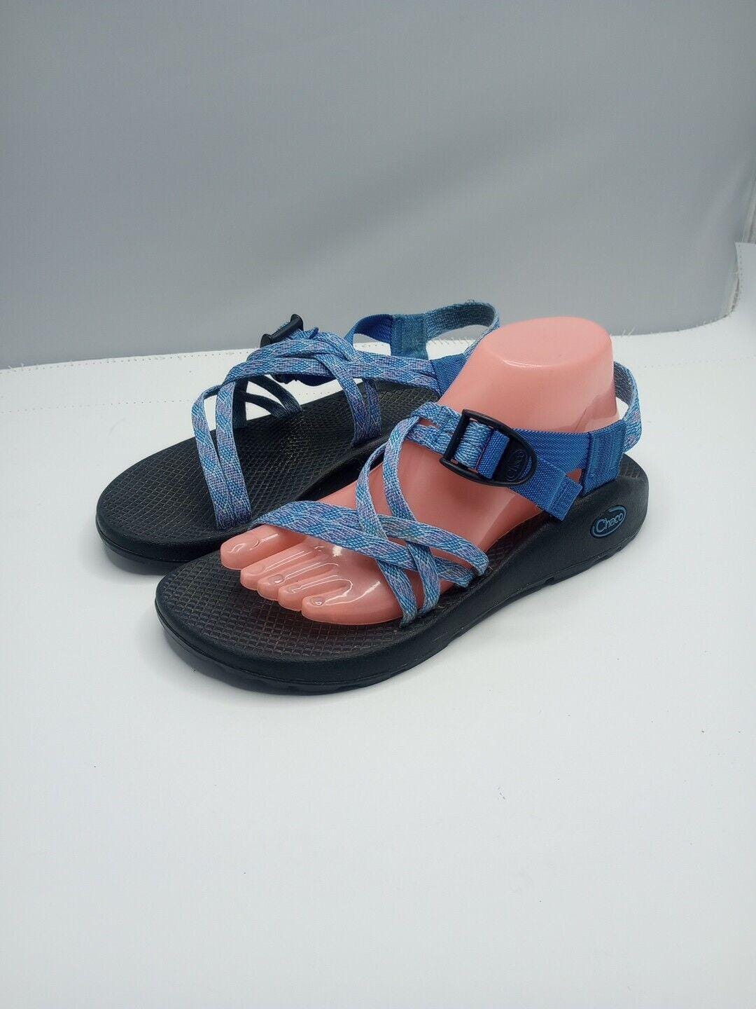 Chaco Women's Blue Pink Yellow Zx1 Classic Athletic Sandal Size W9