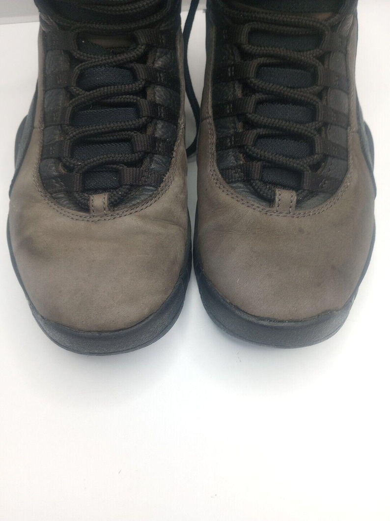 Nike Mens Air Jordan 10 Shadow Gray Shoes Sneakers Size 9 310805-002 image 5