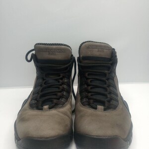 Nike Mens Air Jordan 10 Shadow Gray Shoes Sneakers Size 9 310805-002 image 4