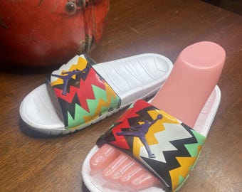 AIR JORDAN BREAK Slide 6 M Retro 2020 Hare Vit/Court Lila-svart Ar6374 102 Nwds