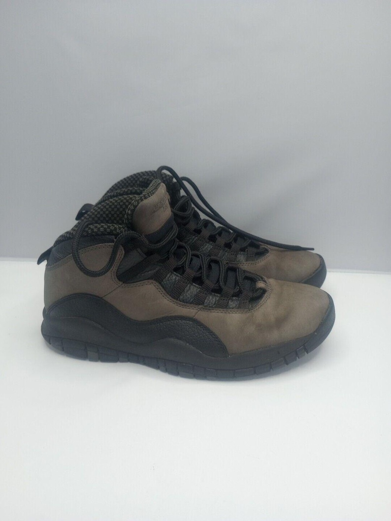 Nike Mens Air Jordan 10 Shadow Gray Shoes Sneakers Size 9 310805-002 image 1