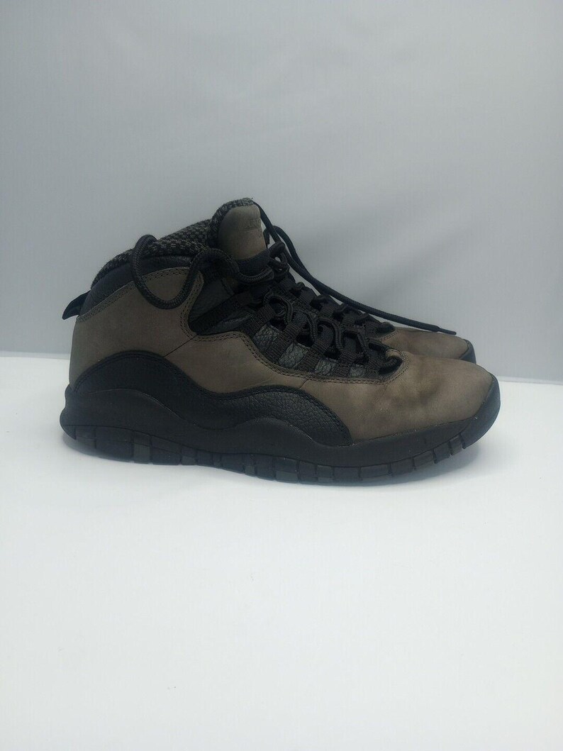 Nike Mens Air Jordan 10 Shadow Gray Shoes Sneakers Size 9 310805-002 image 2