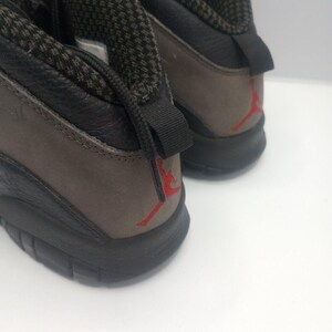 Nike Mens Air Jordan 10 Shadow Gray Shoes Sneakers Size 9 310805-002 image 10
