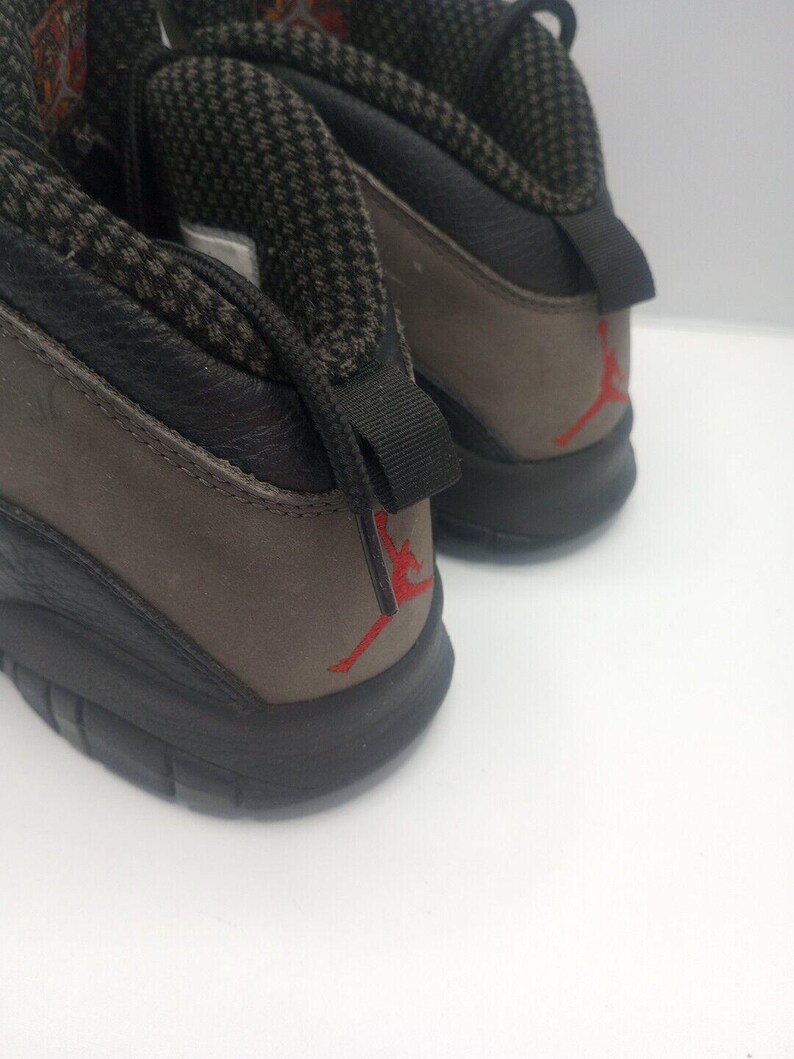 Nike Mens Air Jordan 10 Shadow Gray Shoes Sneakers Size 9 310805-002 image 10