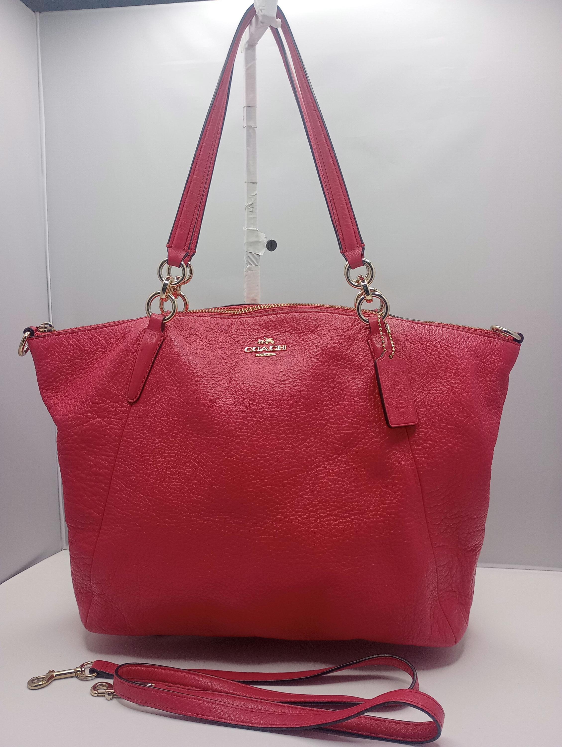 Coach Kelsey Pink Satchel Pebble Leather Satchel Purse Bag F36675 Etsy