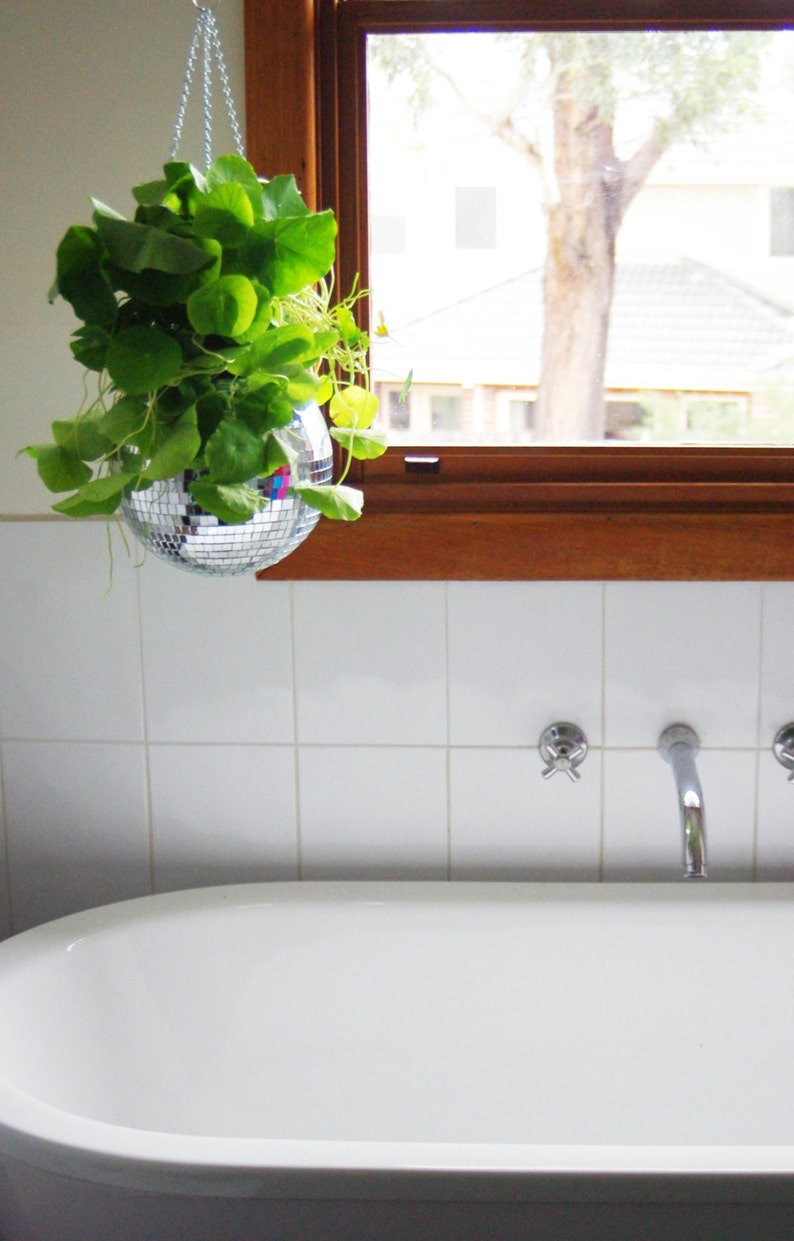 Disco Ball Plant Hangers Etsy