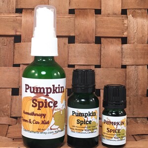PUMPKIN SPICE Essential Oil, Seasonal Aromatherapy Blend, Autumn Aroma, Fall Aroma image 4