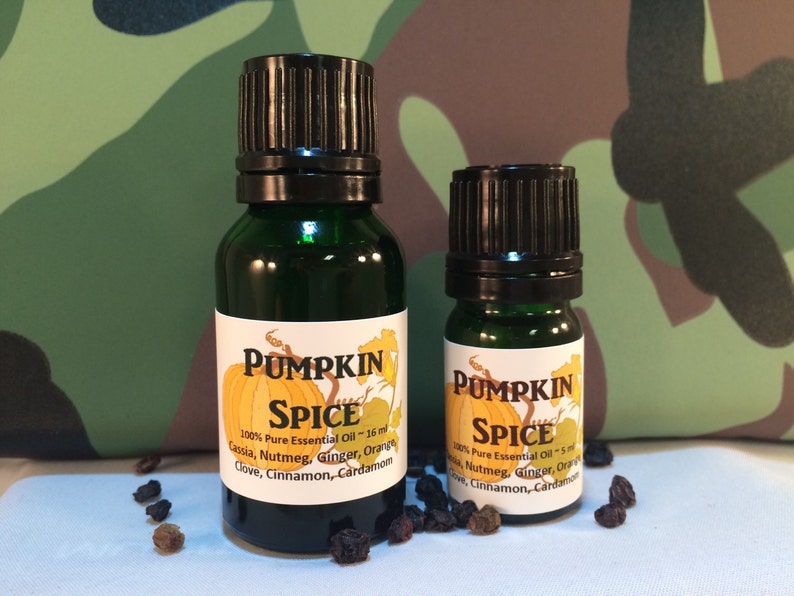 PUMPKIN SPICE Essential Oil, Seasonal Aromatherapy Blend, Autumn Aroma, Fall Aroma image 2