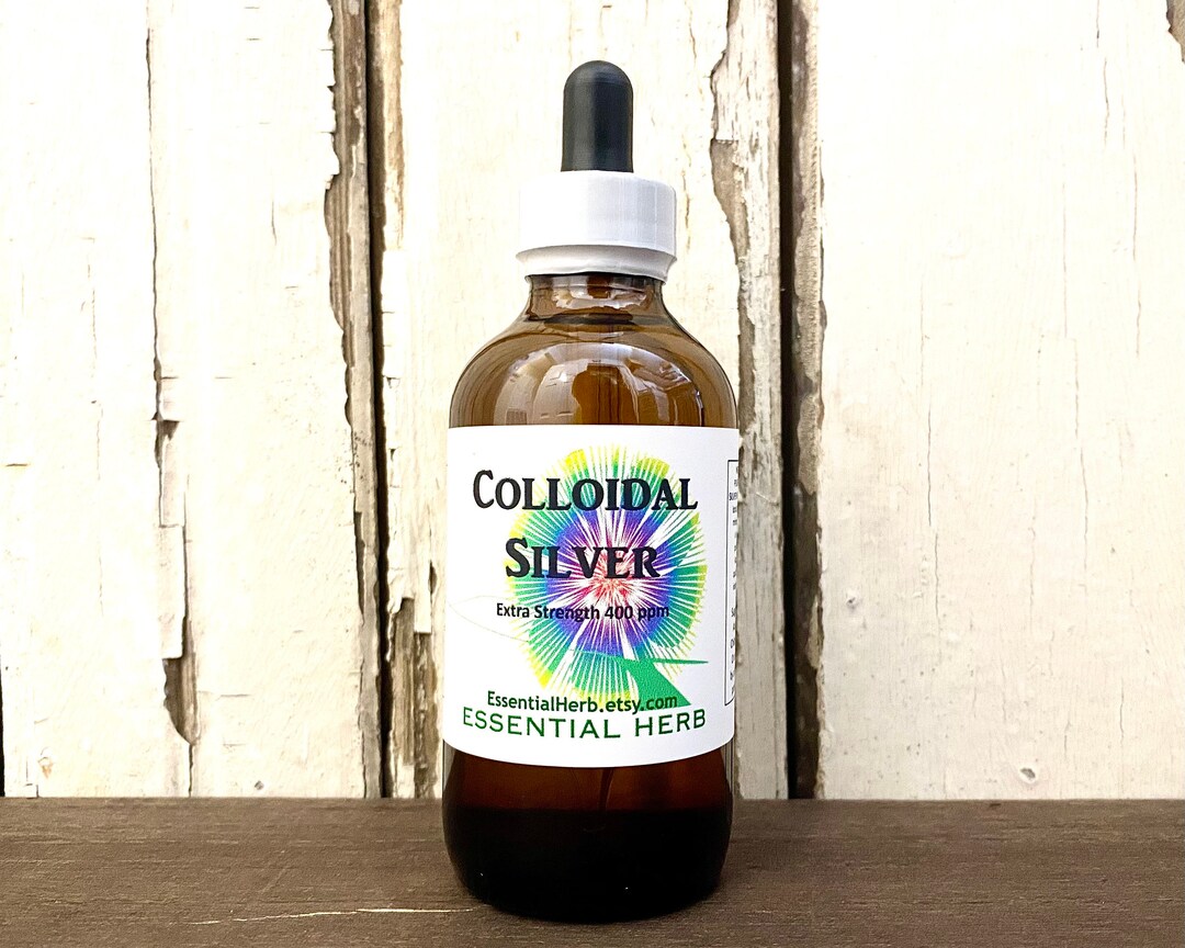 Colloidal Silver 400 Ppm Mineral Water Etsy