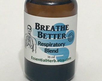 Breathe Better Essential Oil, Respiratory Blend, Breathe Easy, Breathing oils, Natural Allergy, Congestion