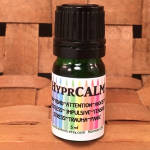HyprCALM Hyper Calm Essential Oil, Calming, Anxiety, Stress, Panic, Soothe Hyperactive, Restless, Impulsive image 2