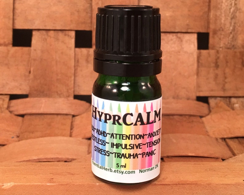 HyprCALM Hyper Calm Essential Oil, Calming, Anxiety, Stress, Panic, Soothe Hyperactive, Restless, Impulsive image 2