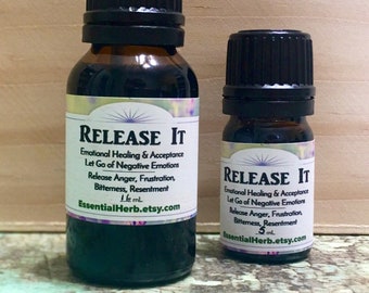 Release It Essential Oil Blend, Release Anger and Frustration, Let Go of Suppressed Emotions and Negative Memories, Promote Harmony