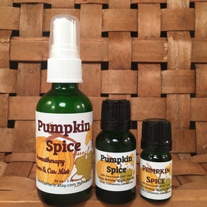 PUMPKIN SPICE Essential Oil, Seasonal Aromatherapy Blend, Autumn Aroma, Fall Aroma image 5