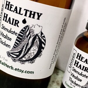 Healthy Hair Essential Oil, Promote Hair Growth, Hair Thickness, Stimulate Hair Follicles image 2