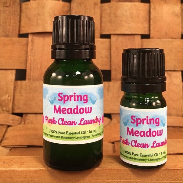 Spring Meadow Pure Essential Oil Spring Summer Blend Diffusing Clean Laundry