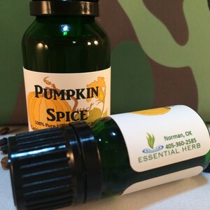 PUMPKIN SPICE Essential Oil, Seasonal Aromatherapy Blend, Autumn Aroma, Fall Aroma image 3