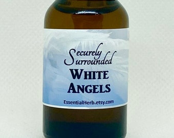 WHITE ANGELS Pure Essential Oil Blend, Positive Atmosphere, Security, Protection, Optimism, Complex Aroma