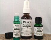 PESKY Outdoor Blend Essential Oil, Repelling Aroma, Natural Mosquito with Catnip, Bug Repelling Aroma, Biting Insects Spray, Great Aroma