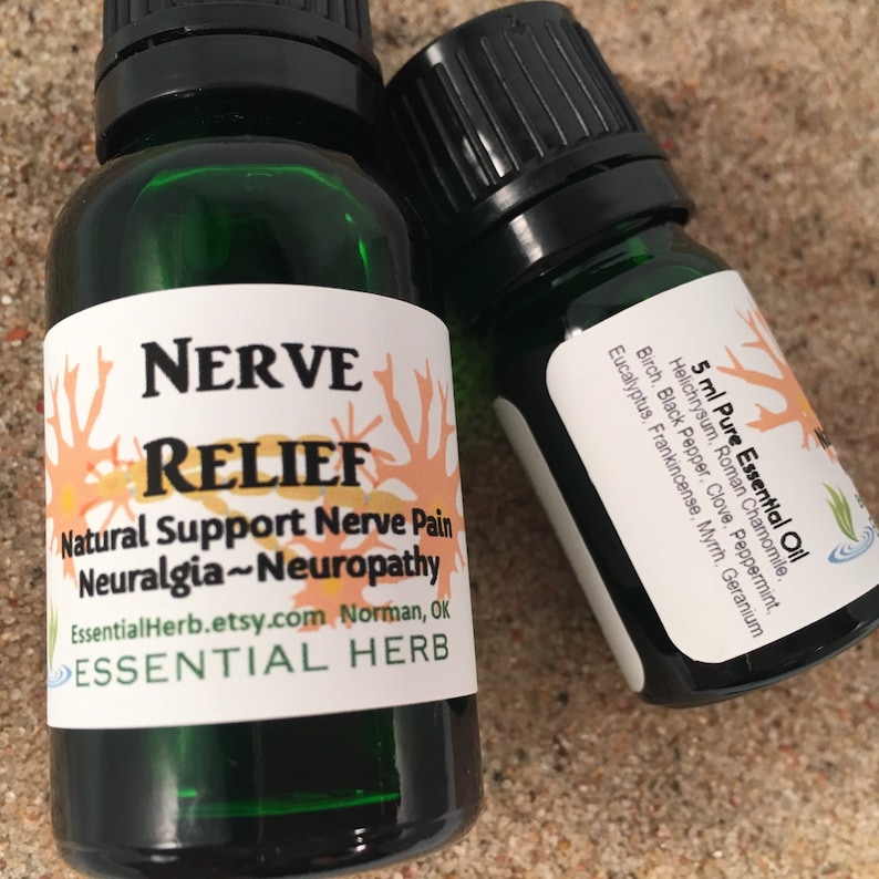 NERVE RELIEF Essential Oil Blend Natural Nerve Pain Relief Etsy